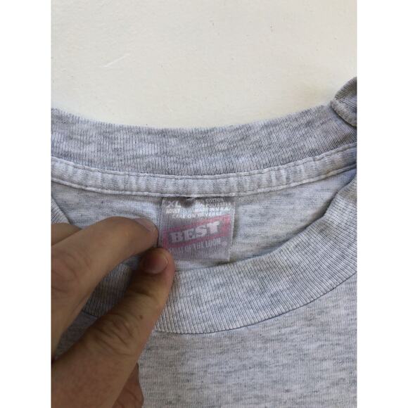 Vintage Fruit of the Loom 90's Jesus Christ Shirt CHILL Basketball Graphic XL - Picture 5 of 6